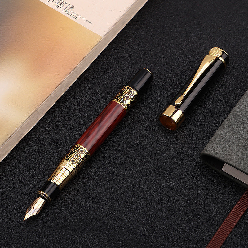 Stylo plume à encre gel en grain de bois Cadeau d'affaires