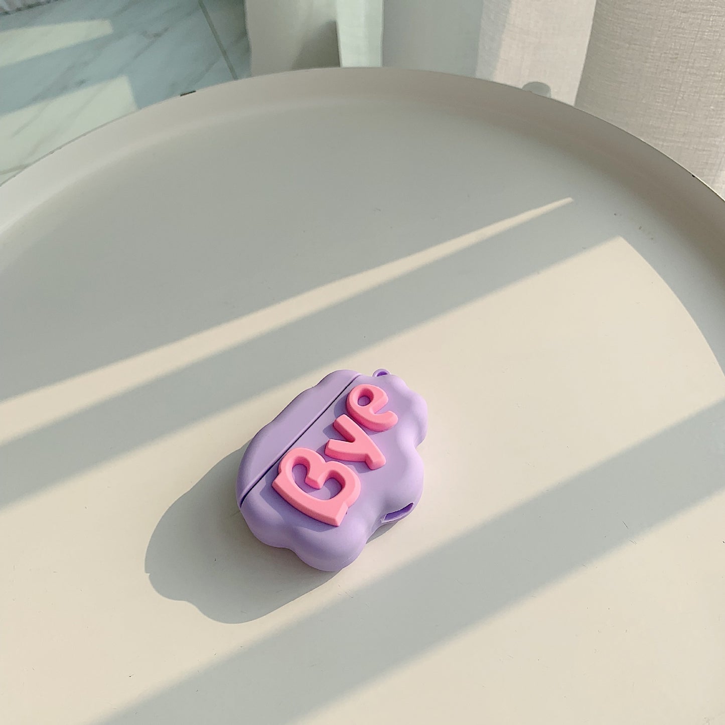 Étui AirPod 2 3D HI BYE Nuage Lettre Dessin Animé Souple Silicone Étuis Écouteurs Sans Fil Pour Étui Airpods Couverture Mignonne