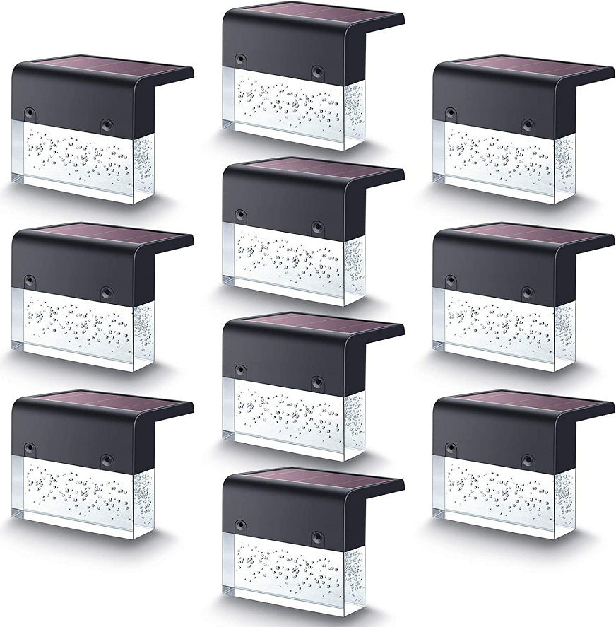 Lumière solaire LED RGB étanche pour les marches et les clôtures.