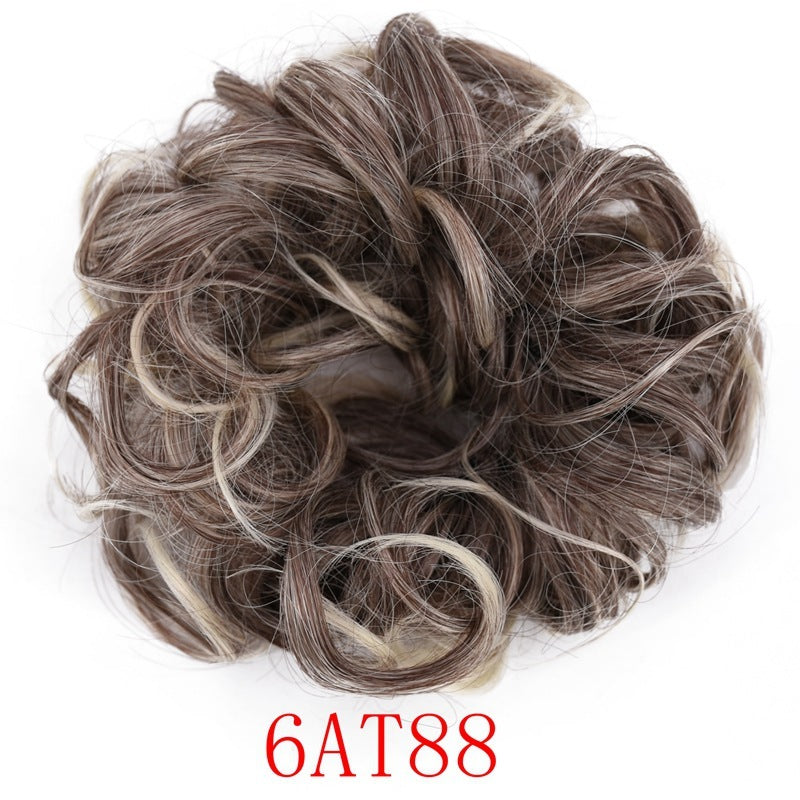 Anneau pour cheveux en forme de bourgeon en caoutchouc