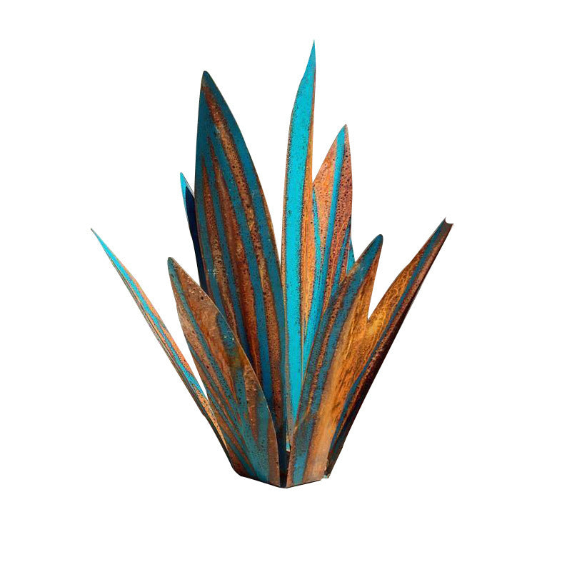 Nouveaux ornements en fer d'agave transfrontaliers pour le jardin.