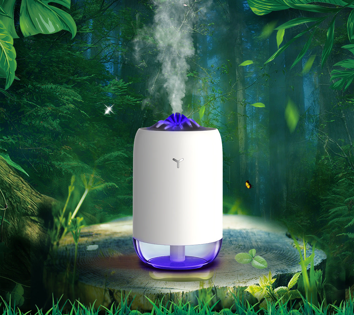 Humidificateur à flamme magique, atomiseur pour voiture et maison, mini diffuseur d'arômes, fournitures de bureau à domicile.