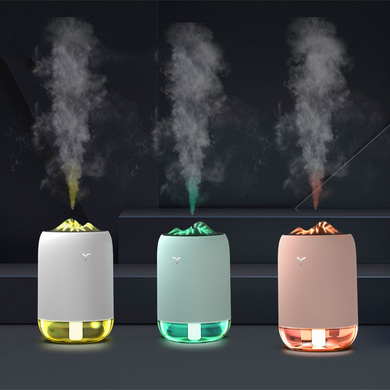 Humidificateur à flamme magique, atomiseur pour voiture et maison, mini diffuseur d'arômes, fournitures de bureau à domicile.