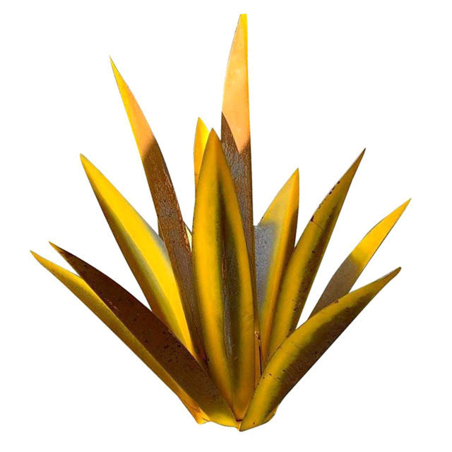 Nouveaux ornements en fer d'agave transfrontaliers pour le jardin.
