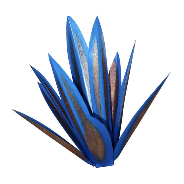 Nouveaux ornements en fer d'agave transfrontaliers pour le jardin.
