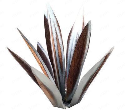 Nouveaux ornements en fer d'agave transfrontaliers pour le jardin.
