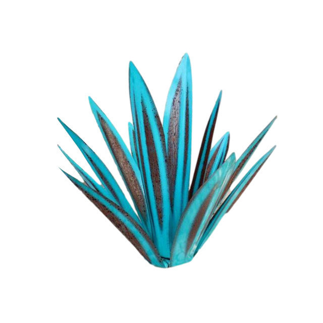 Nouveaux ornements en fer d'agave transfrontaliers pour le jardin.