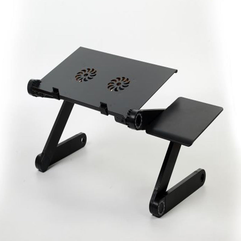 Bureau pliant rétractable et ajustable pour étude au lit, support en alliage d'aluminium pour ordinateur portable, bureau paresseux.