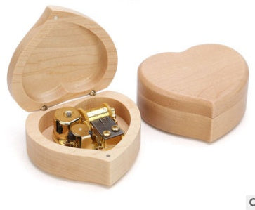 Boîte à musique en bois pour petite amie, cadeau personnalisé pour la Saint-Valentin, boîte à musique créative Tanabata