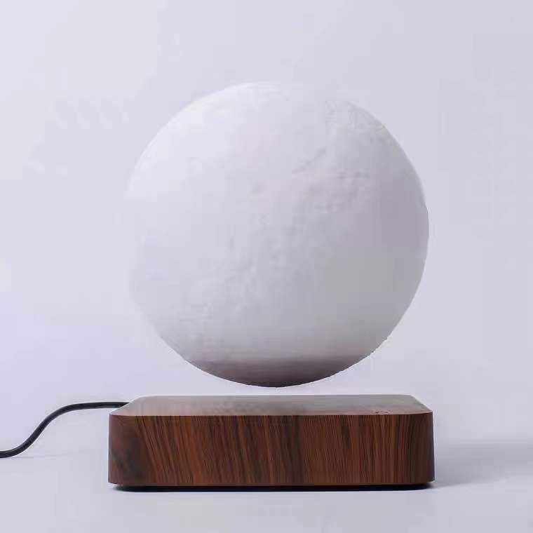 Lampe de table à lévitation magnétique Lumière de lune Imprimante 3D Planète Lumière de nuit