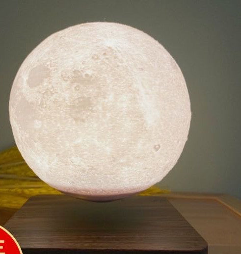 Lampe de table à lévitation magnétique Lumière de lune Imprimante 3D Planète Lumière de nuit