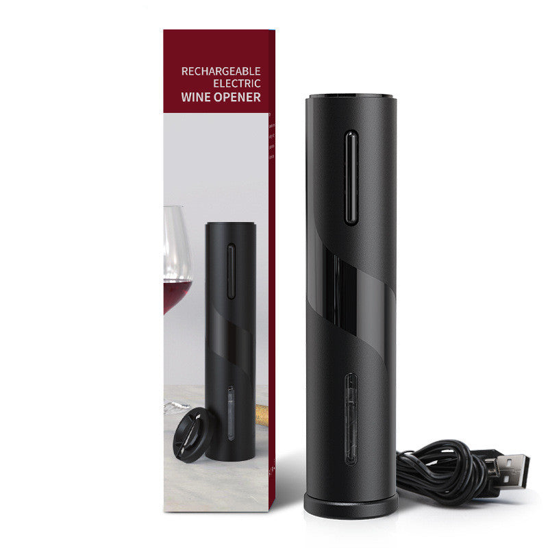 Ouvre-bouteille électronique Qier en plastique rechargeable par USB pour vin