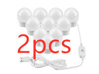 Ampoule LED pour miroir avec interrupteur tactile USB