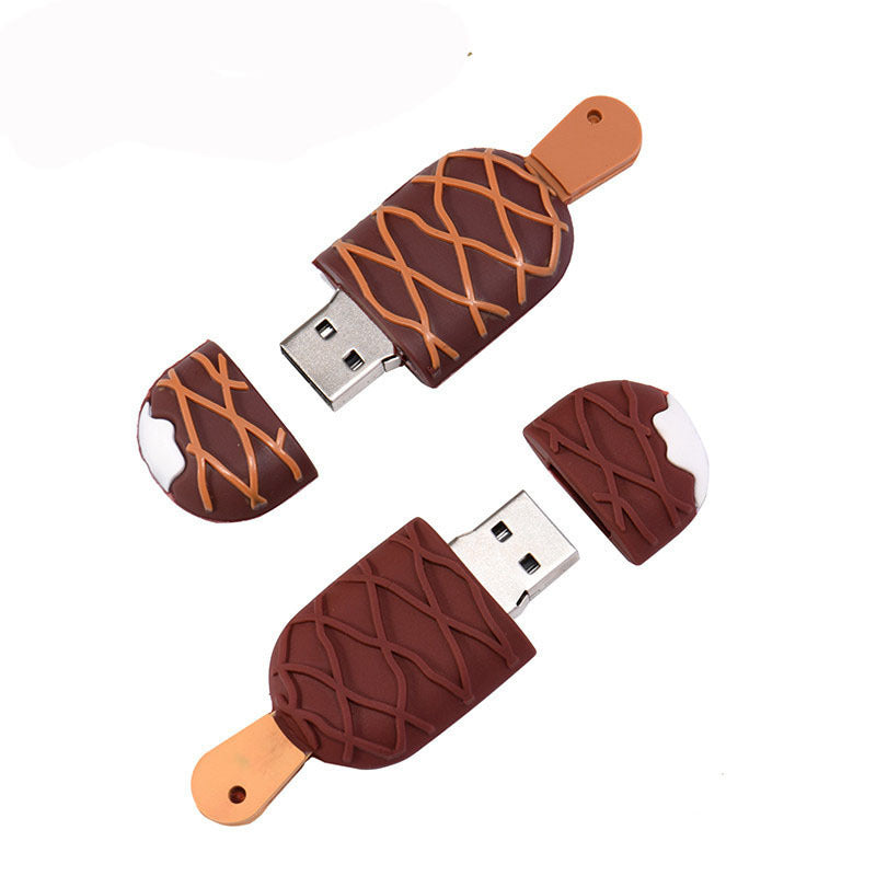 Clé USB personnalisée en forme de disque U pour simulation de crème glacée OEM 32 Go 64 Go