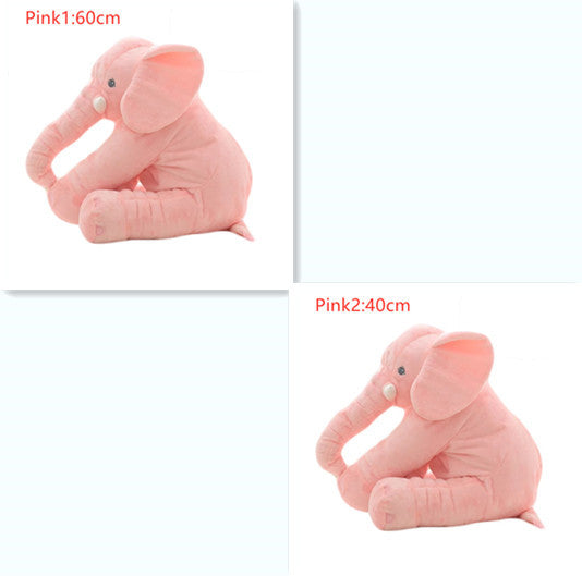 Coussin en peluche éléphant pour le confort et le sommeil des bébés.