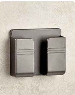 Support de rangement pour téléphone mobile avec chargeur, boîte de rangement adhésive sans perçage.
