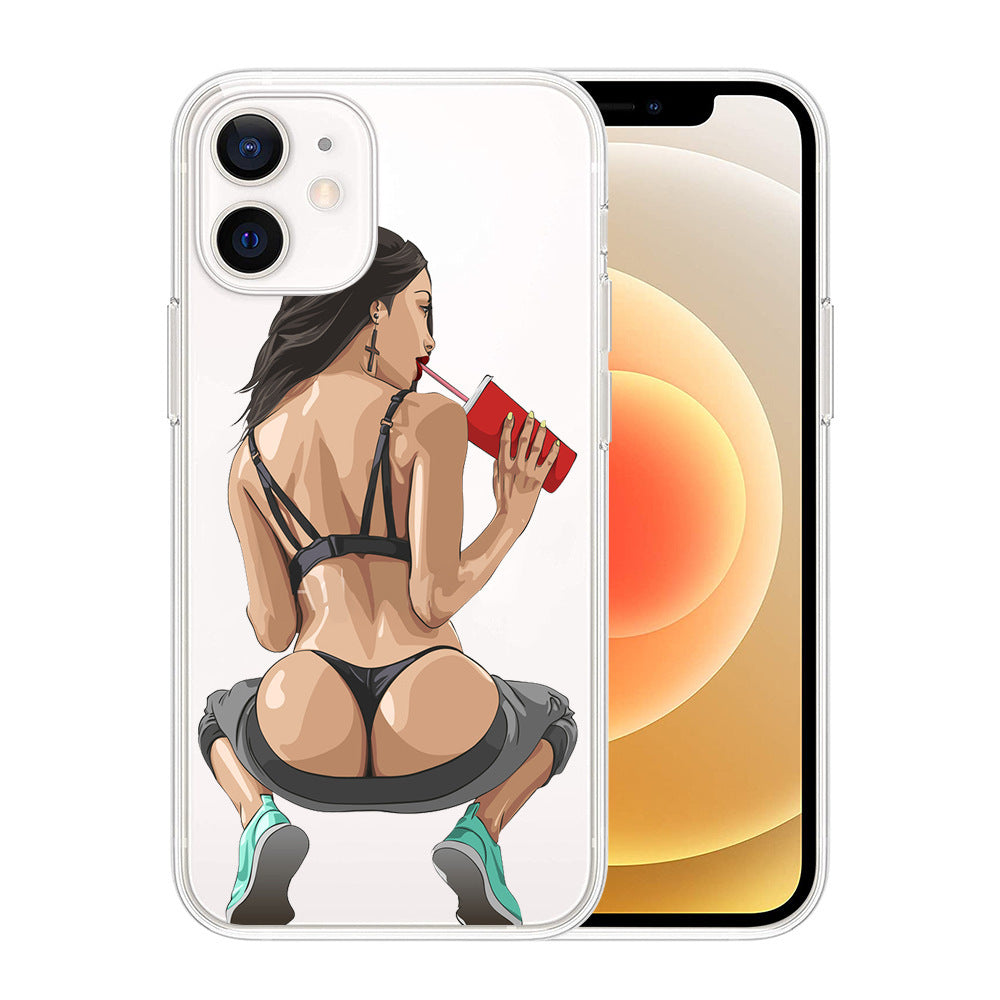Coque de téléphone sexy et élégante, impression personnalisée pour mobile.