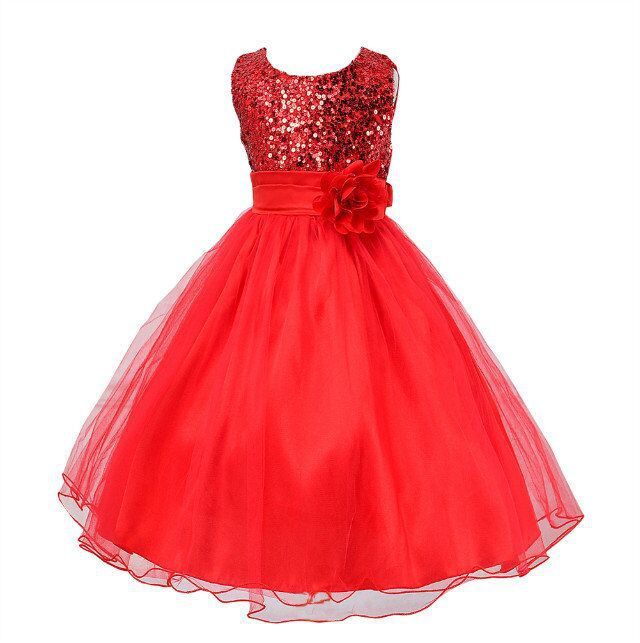 Robe à sequins pour bébé, robe de demoiselle d'honneur, robe de princesse pour un mariage.