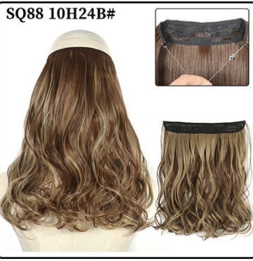 Perruque de cheveux courts bouclés ondulés pour femme 30 35 cm