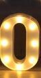 Veilleuse LED lumineuse avec lettres et chiffres de l'alphabet anglais, lampe à piles, décoration romantique pour mariage, fête de Noël