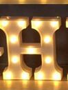 Veilleuse LED lumineuse avec lettres et chiffres de l'alphabet anglais, lampe à piles, décoration romantique pour mariage, fête de Noël