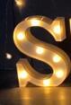 Veilleuse LED lumineuse avec lettres et chiffres de l'alphabet anglais, lampe à piles, décoration romantique pour mariage, fête de Noël