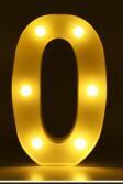 Veilleuse LED lumineuse avec lettres et chiffres de l'alphabet anglais, lampe à piles, décoration romantique pour mariage, fête de Noël