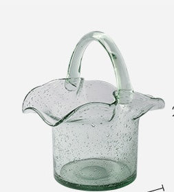 Sac transparent ornements simples arrangement floral hydroponique pour salon.