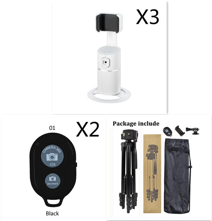 Support de diffusion en direct pour téléphone mobile avec suivi de reconnaissance faciale intelligente PTZ