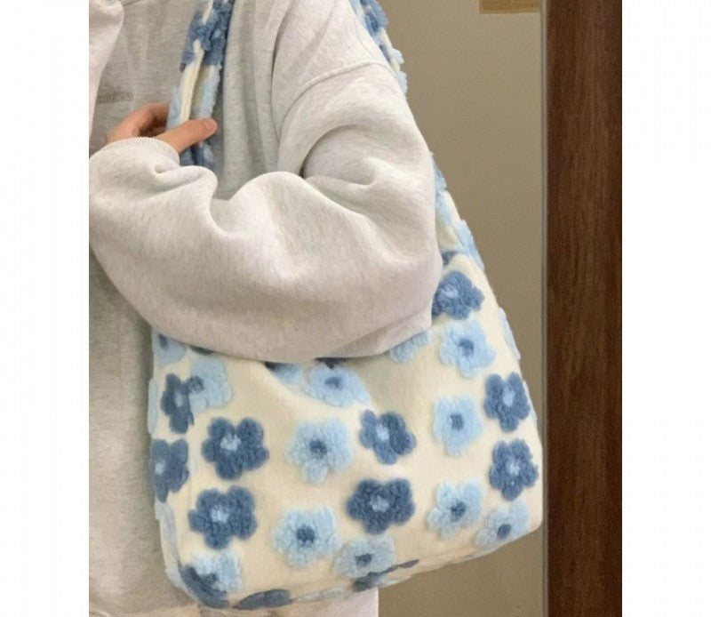 Nouveau sac en fourrure de grande capacité pour femme, sac décontracté et assorti