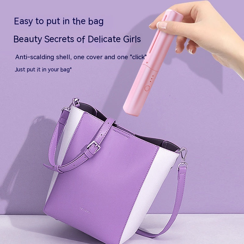 Mini lisseur de cheveux portable rechargeable