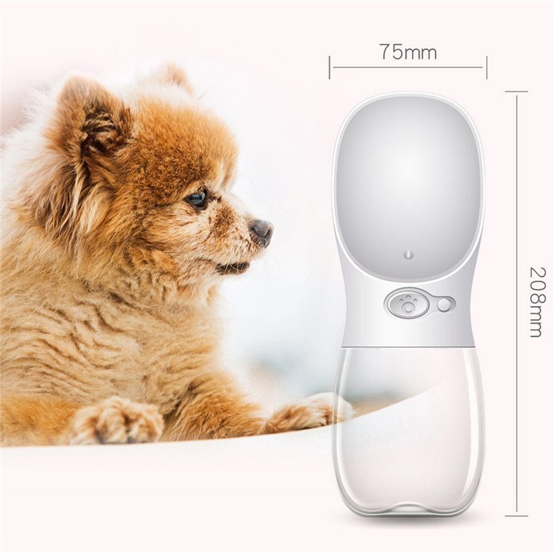 Gobelet d'eau pour animaux de compagnie, bouteille d'eau portable pour l'extérieur.