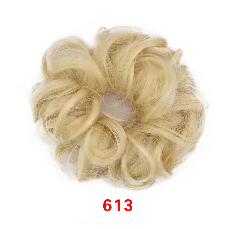 Anneau pour cheveux en forme de bourgeon en caoutchouc