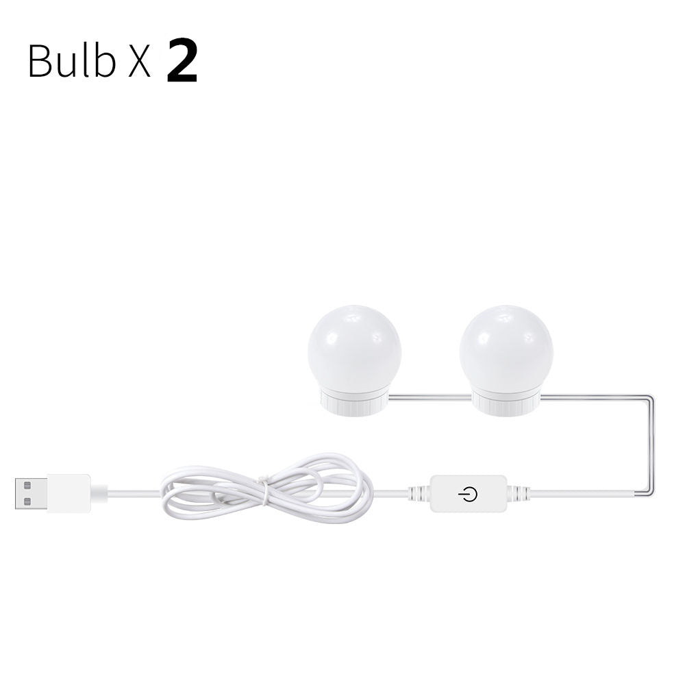 Ampoule LED pour miroir avec interrupteur tactile USB