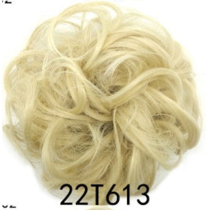 Chignon synthétique ondulé et bouclé pour femme, nouveau design tendance