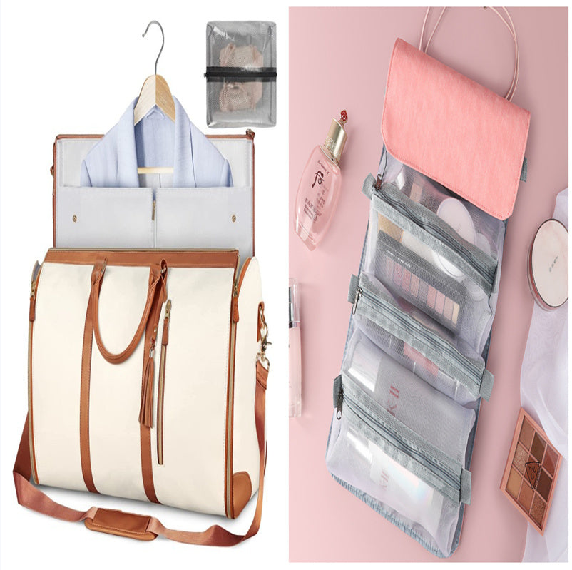 Grand sac de voyage à capacité élevée, sac à main pour femmes, sac à costume pliable, sacs à vêtements imperméables.