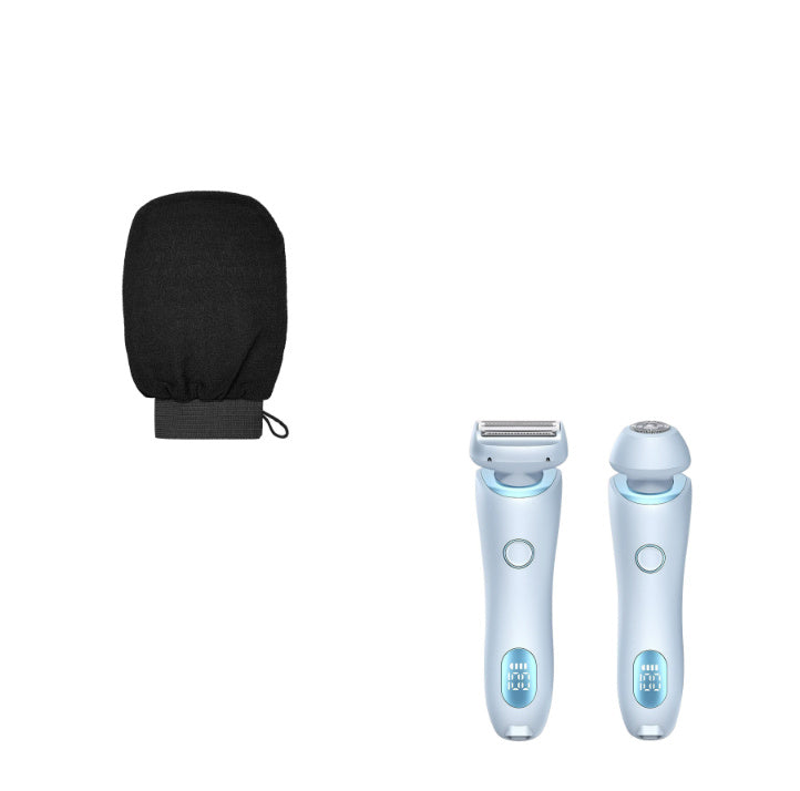 Épilateur 2 en 1, tondeuse rechargeable USB pour femmes, rasoir pour le corps, le visage, les jambes, les aisselles, le bikini, les mains et le pubis.