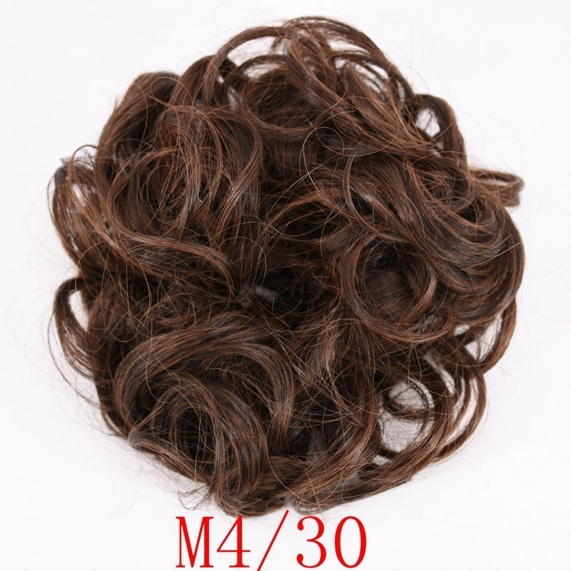 Anneau pour cheveux en forme de bourgeon en caoutchouc