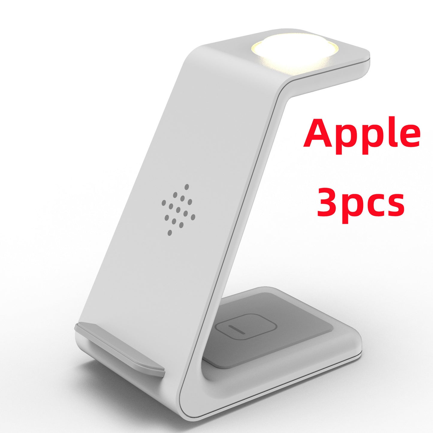Station de charge rapide 3 en 1 Support de chargeur sans fil Dock de charge rapide sans fil pour support de téléphone