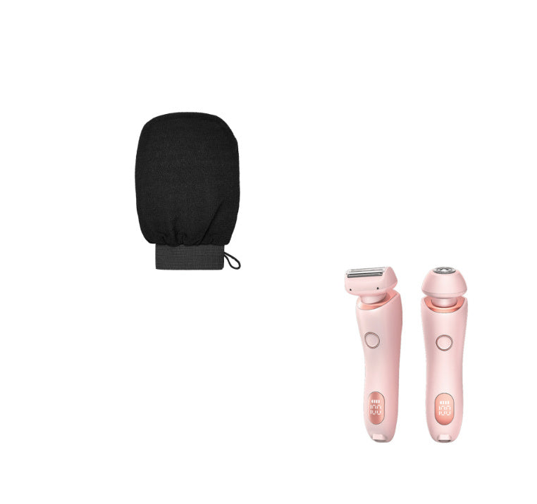 Épilateur 2 en 1, tondeuse rechargeable USB pour femmes, rasoir pour le corps, le visage, les jambes, les aisselles, le bikini, les mains et le pubis.