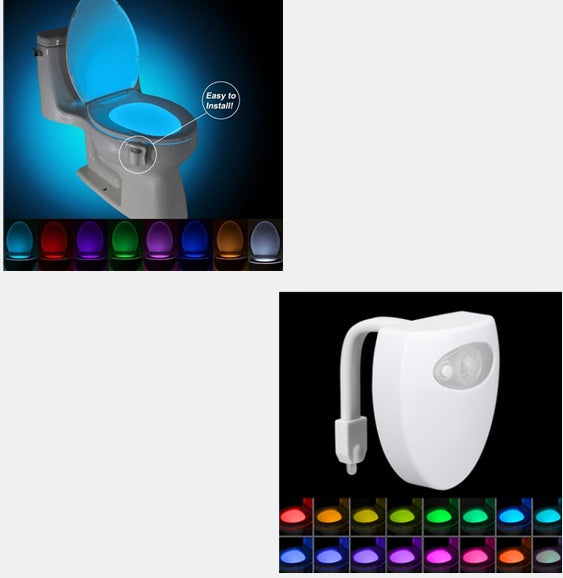 Lumière nocturne LED d'induction pour toilettes
