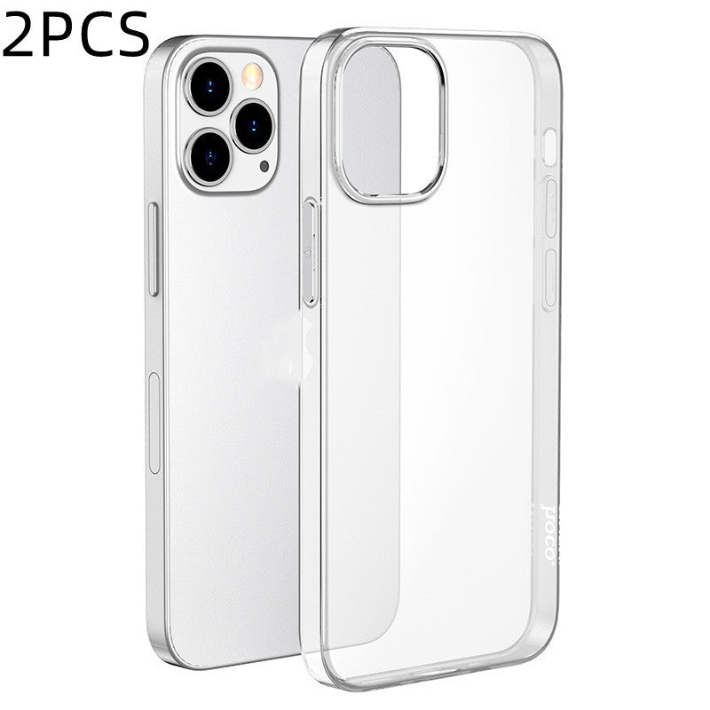Coque de téléphone transparente en TPU, coque de téléphone haute pureté.