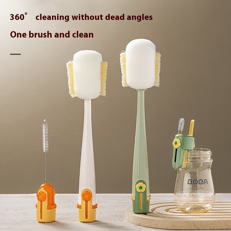 Appareil de lavage de tasse multifonction cinq en un, brosse de tasse multifonctionnelle pour la maison, brosse de tasse isolante pour tasse d'eau, bouteille de lait, gadgets de cuisine