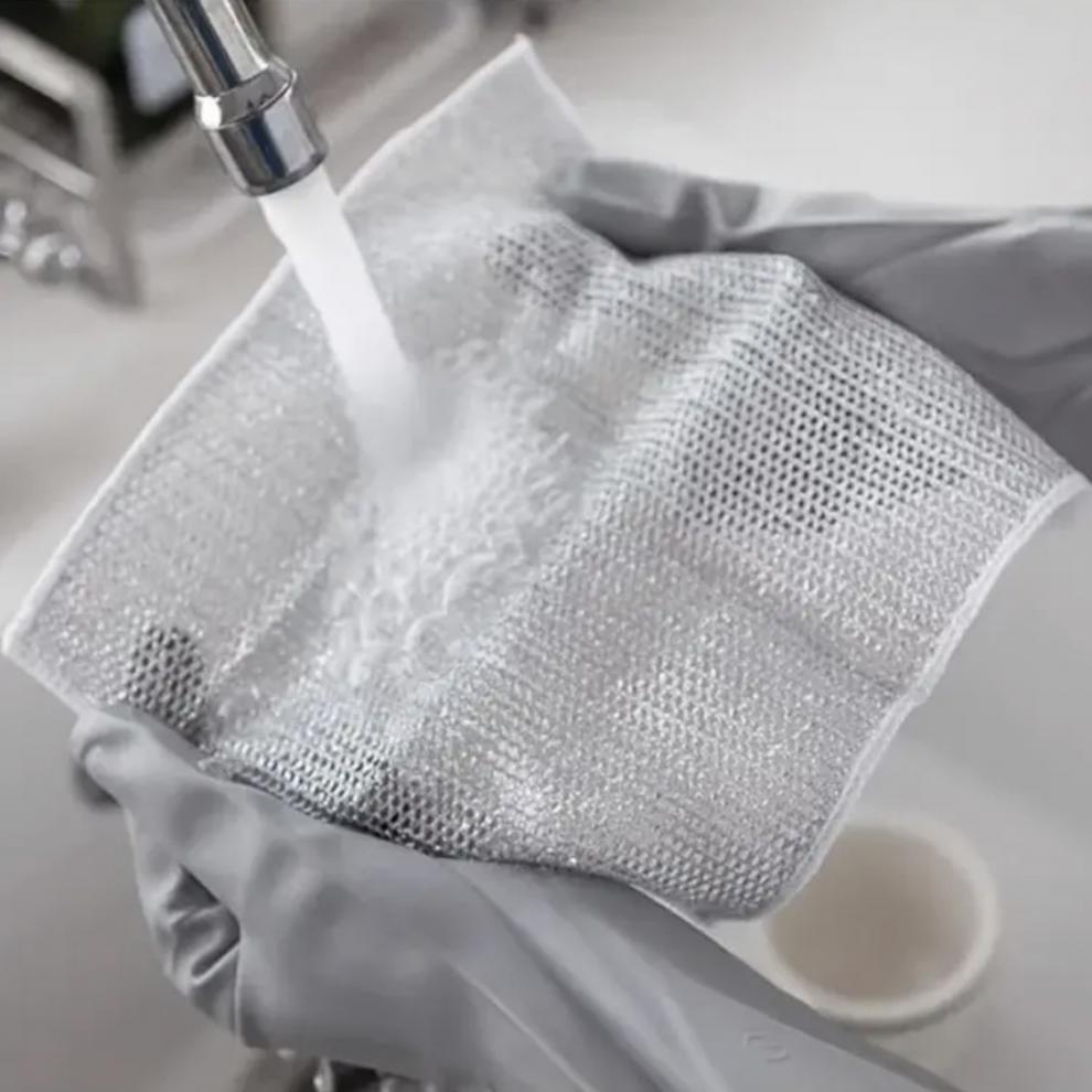 Chiffon de nettoyage de cuisine en fil d'acier