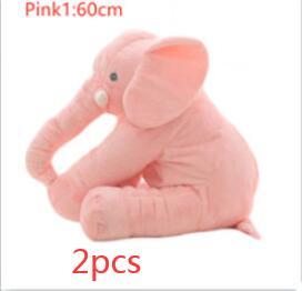 Coussin en peluche éléphant pour le confort et le sommeil des bébés.
