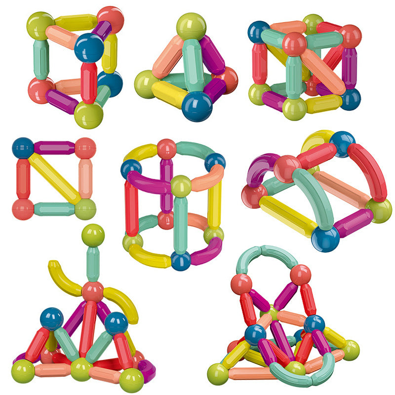 Jeu de blocs de construction magnétiques pour enfants, ensemble de jouets magnétiques pour enfants.