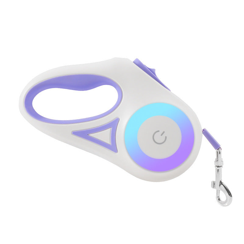 Laisse pour chien, laisse rétractable et collier pour chien, projecteur automatique, corde de traction pour animaux de compagnie, pour petits et moyens chiens, produit pour animaux de compagnie.