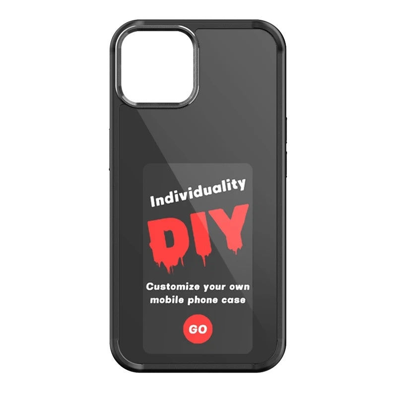 Coque de téléphone à écran E-ink Projection d'écran illimitée Coque de téléphone personnalisée Sans batterie Nouvelle coque de téléphone de luxe designer