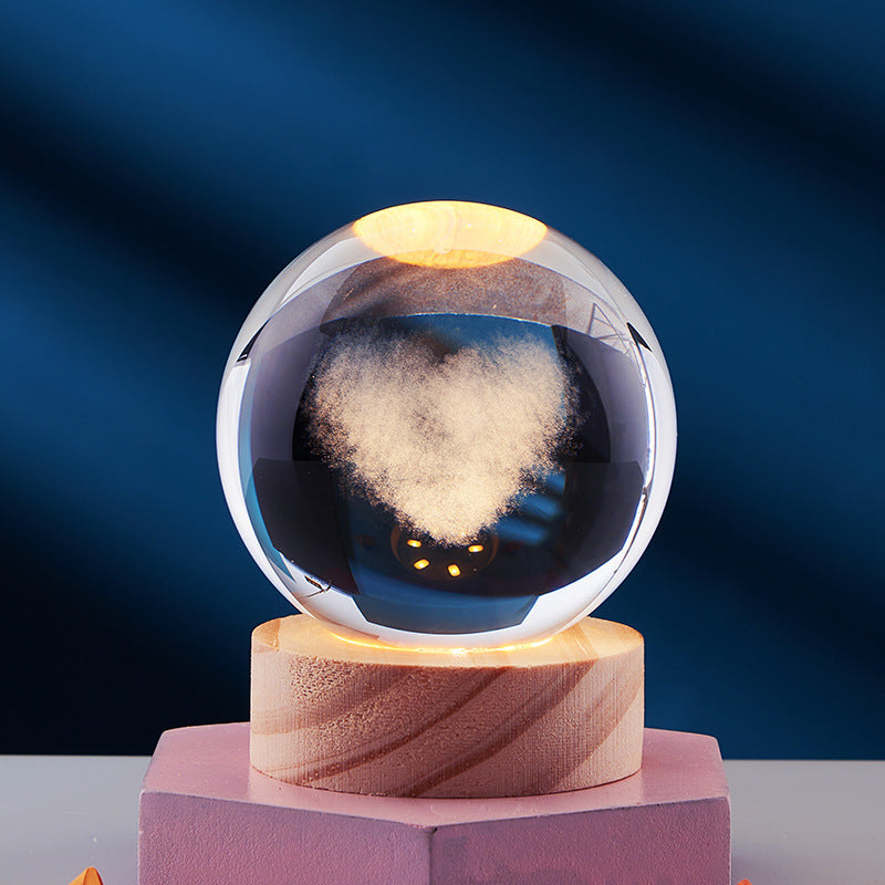 Lampe de nuit en forme de système solaire sculpté en 3D, lumineuse, idéale pour la chambre à coucher, cadeau de festival et pour les enfants.