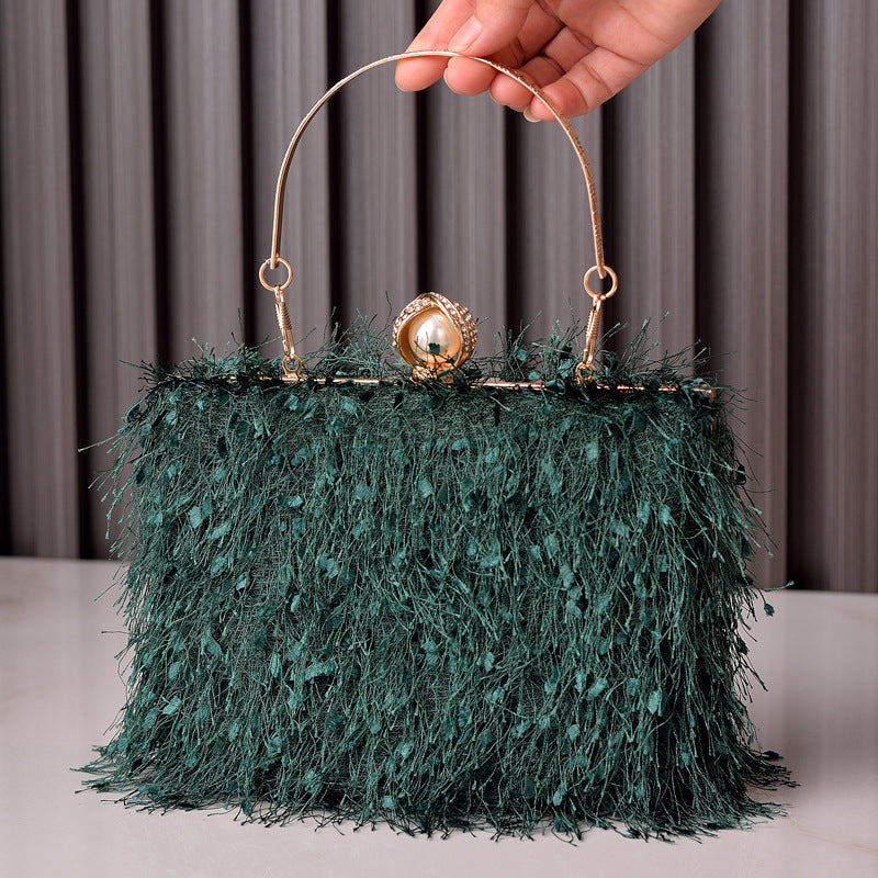 Sacs à main à franges pour femmes, sacs de soirée pour les fêtes, sacs de créateurs de luxe, sacs carrés, sacs à bandoulière pour dames.
